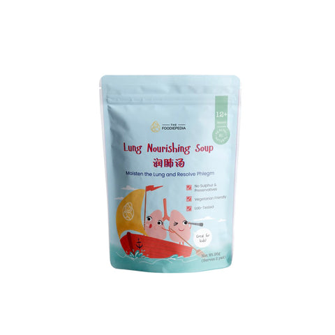 The Foodiepedia Kid’s TCM Herbal Soup - Lung Nourishing Soup